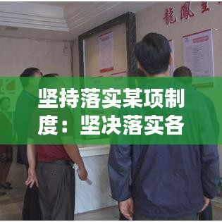 堅持落實某項制度：堅決落實各項規(guī)章制度 