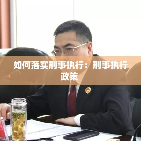 如何落實刑事執(zhí)行：刑事執(zhí)行政策 