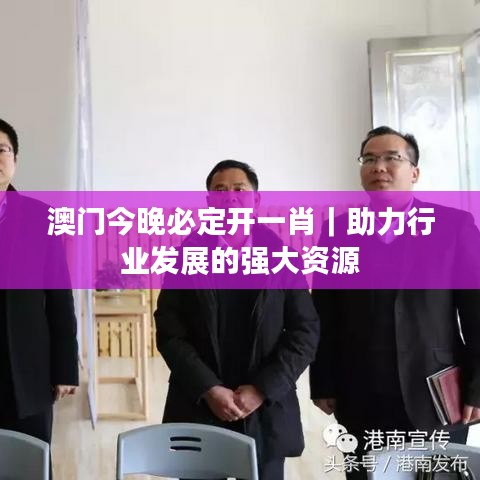 澳門今晚必定開一肖｜助力行業(yè)發(fā)展的強大資源