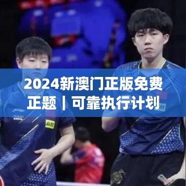 2024新澳門正版免費正題｜可靠執(zhí)行計劃