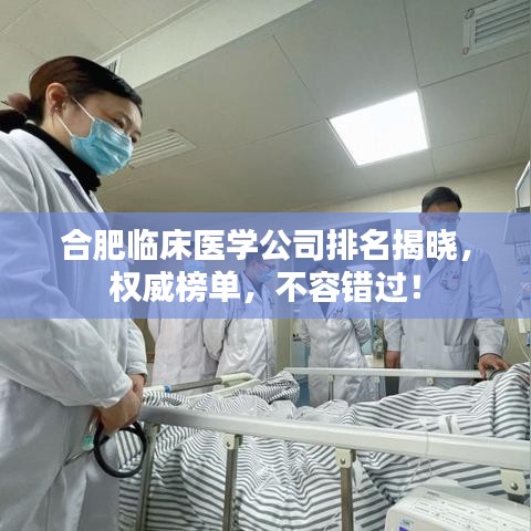 合肥臨床醫(yī)學(xué)公司排名揭曉，權(quán)威榜單，不容錯過！