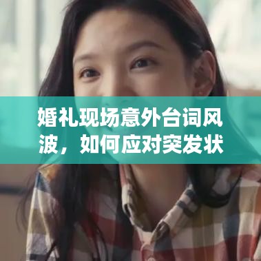 婚禮現(xiàn)場(chǎng)意外臺(tái)詞風(fēng)波，如何應(yīng)對(duì)突發(fā)狀況？