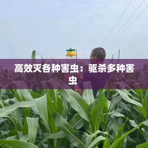 高效滅各種害蟲：驅(qū)殺多種害蟲 
