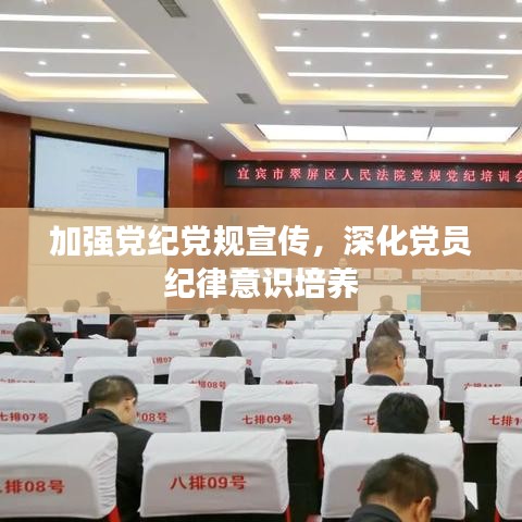 加強黨紀(jì)黨規(guī)宣傳，深化黨員紀(jì)律意識培養(yǎng)