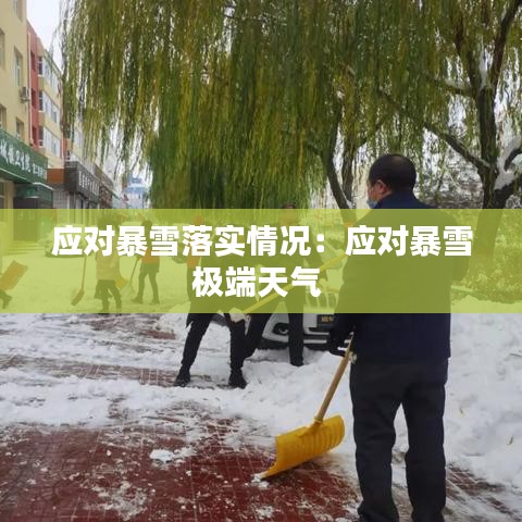 應(yīng)對(duì)暴雪落實(shí)情況：應(yīng)對(duì)暴雪極端天氣 