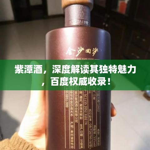 紫潭酒，深度解讀其獨特魅力，百度權(quán)威收錄！