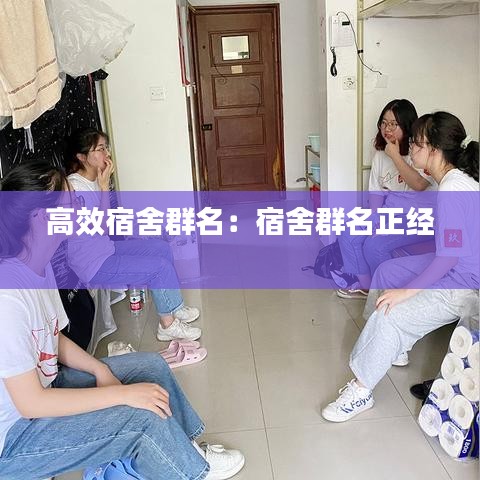 高效宿舍群名：宿舍群名正經 