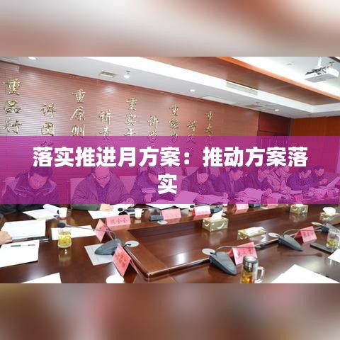 落實(shí)推進(jìn)月方案：推動(dòng)方案落實(shí) 