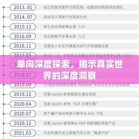 單向深度探索，揭示真實(shí)世界的深度洞察