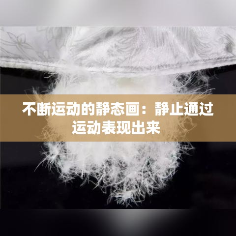 不斷運動的靜態(tài)畫：靜止通過運動表現(xiàn)出來 