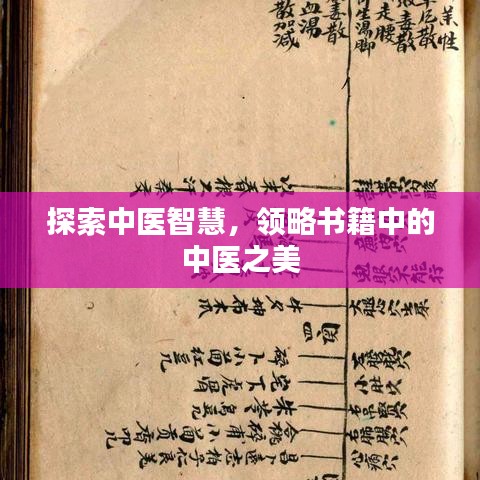 探索中醫(yī)智慧，領(lǐng)略書籍中的中醫(yī)之美