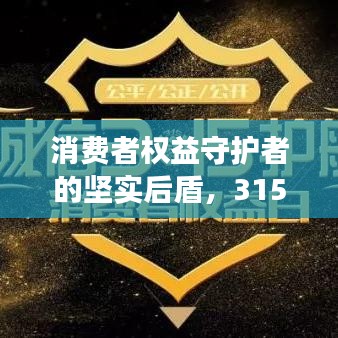 消費(fèi)者權(quán)益守護(hù)者的堅(jiān)實(shí)后盾，315宣傳圖片海報模板展示