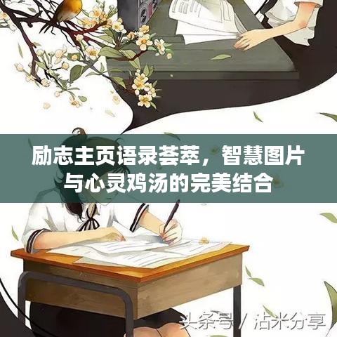 勵(lì)志主頁(yè)語(yǔ)錄薈萃，智慧圖片與心靈雞湯的完美結(jié)合