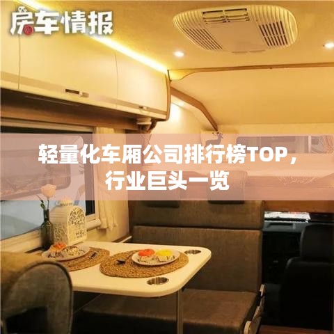 輕量化車廂公司排行榜TOP，行業(yè)巨頭一覽