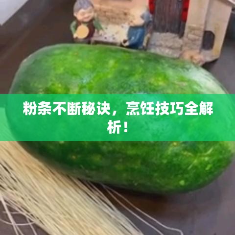 粉條不斷秘訣，烹飪技巧全解析！