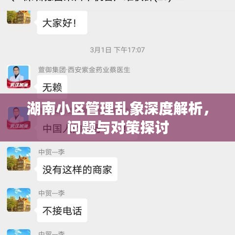 湖南小區(qū)管理亂象深度解析，問(wèn)題與對(duì)策探討