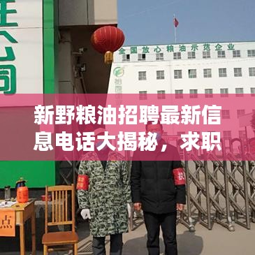 新野糧油招聘最新信息電話大揭秘，求職者福音，優(yōu)質(zhì)職位等你來挑！