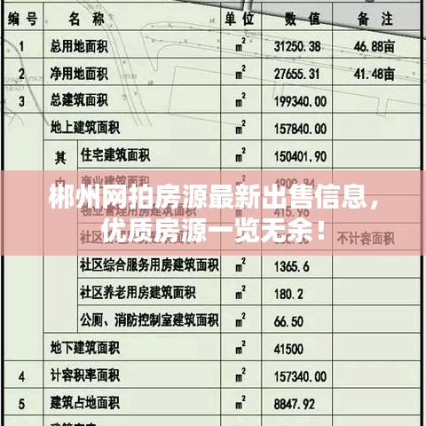 郴州網(wǎng)拍房源最新出售信息，優(yōu)質(zhì)房源一覽無余！